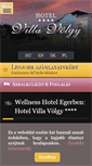 Mobile Screenshot of hotelvillavolgy.hu