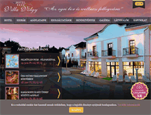 Tablet Screenshot of hotelvillavolgy.hu
